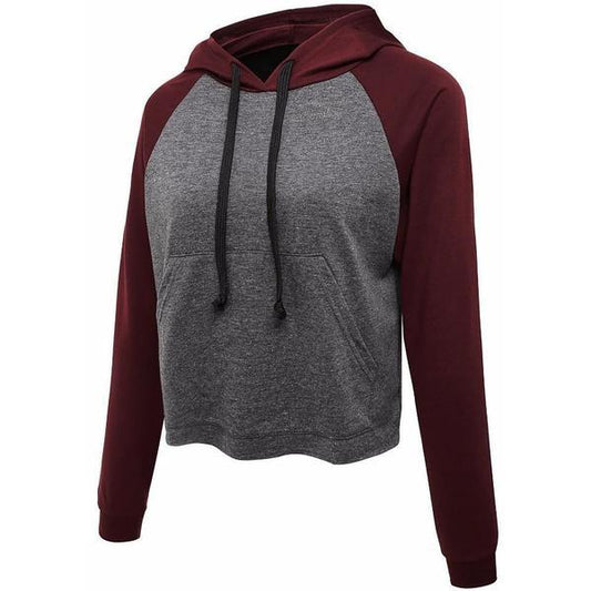 Allysia - Sweat à capuche style jersey