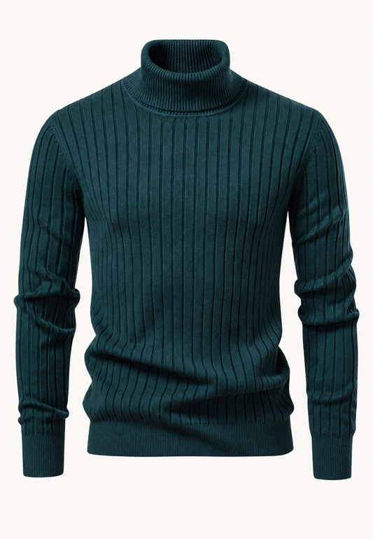 Pull à col roulé en maille - Marius
