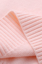 Lockerer Damenpullover aus glatt gestricktem Strick mit Rundhalsausschnitt – Rieke
