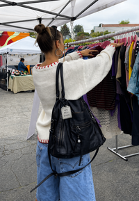 Pull oversize en maille jacquard à nœuds - Conny