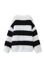 Oversize-Pullover für Damen mit Rundhalsausschnitt und überschnittenen Schultern – Hanna