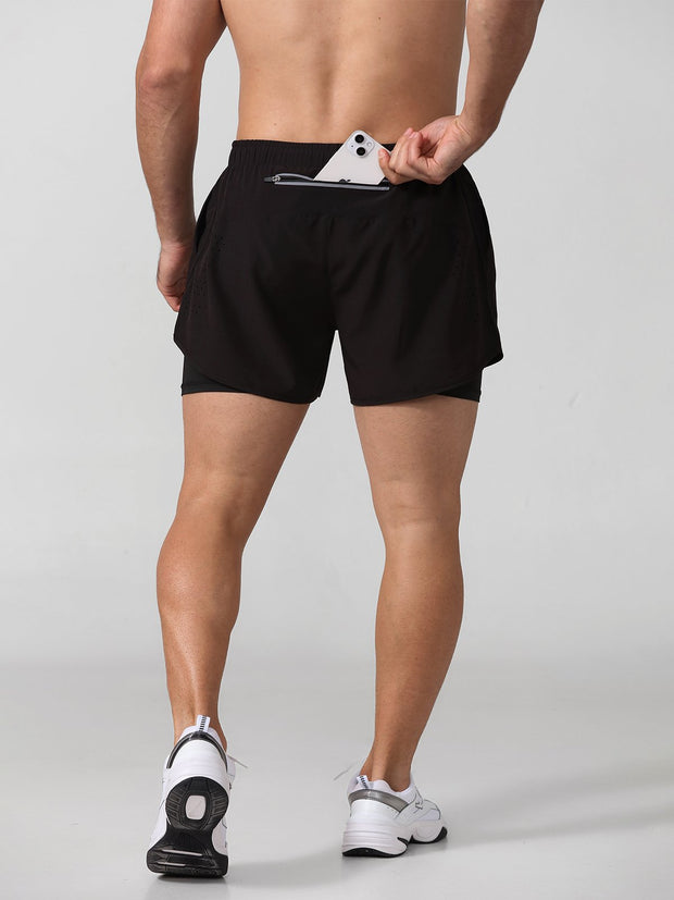 Interval Short 2 en 1 avec doublure