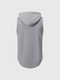 T-shirt sans manches à capuche
