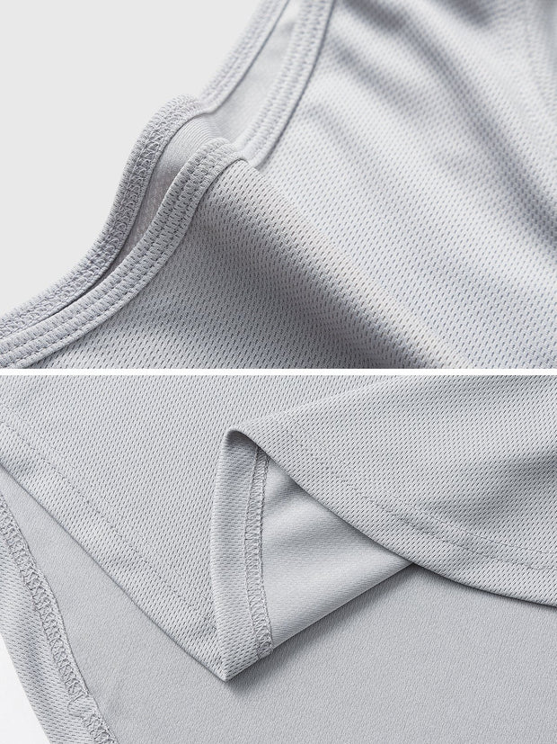 T-shirt sans manches à capuche