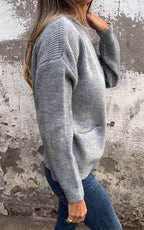 Marcia - Kuschelige Zip-Strickjacke – Komfort und Stil in Einem