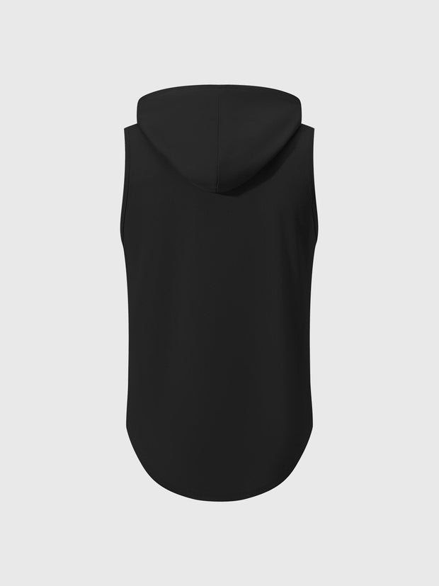 T-shirt sans manches à capuche