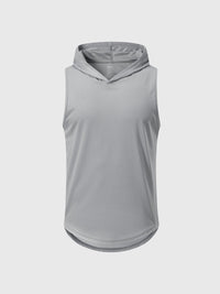 T-shirt sans manches à capuche