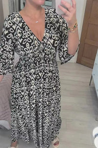 Sabrina - Robe décontractée à col en V