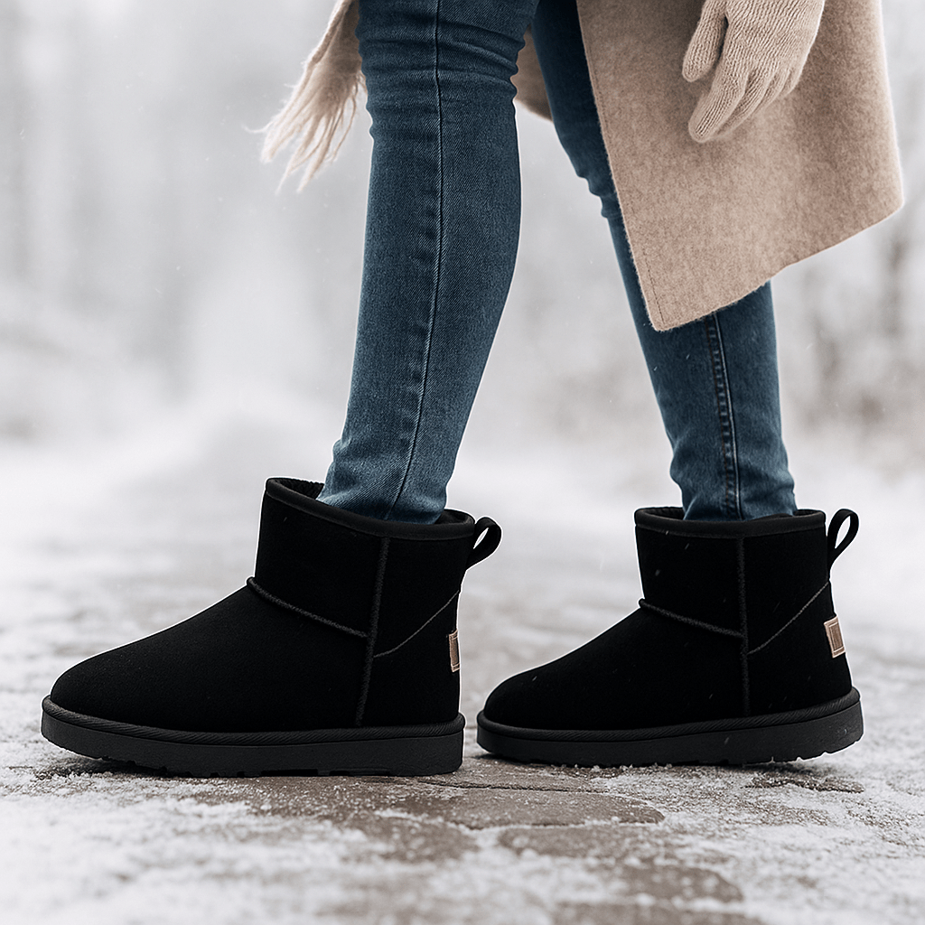 Damen-Stiefeletten mit Wildleder-Effekt - Nalvine