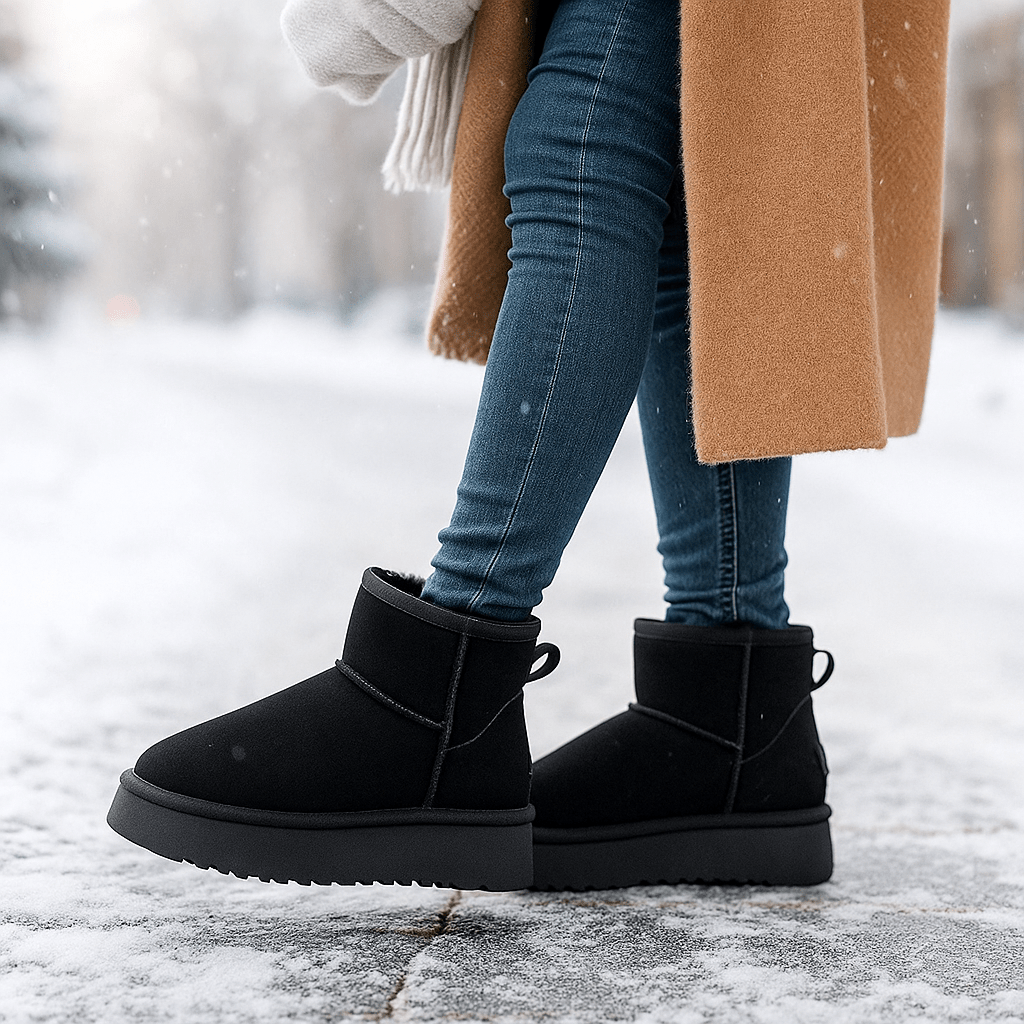 Damen-Stiefeletten mit Wildleder-Effekt - Nalvine