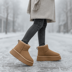 Damen-Stiefeletten mit Wildleder-Effekt - Nalvine