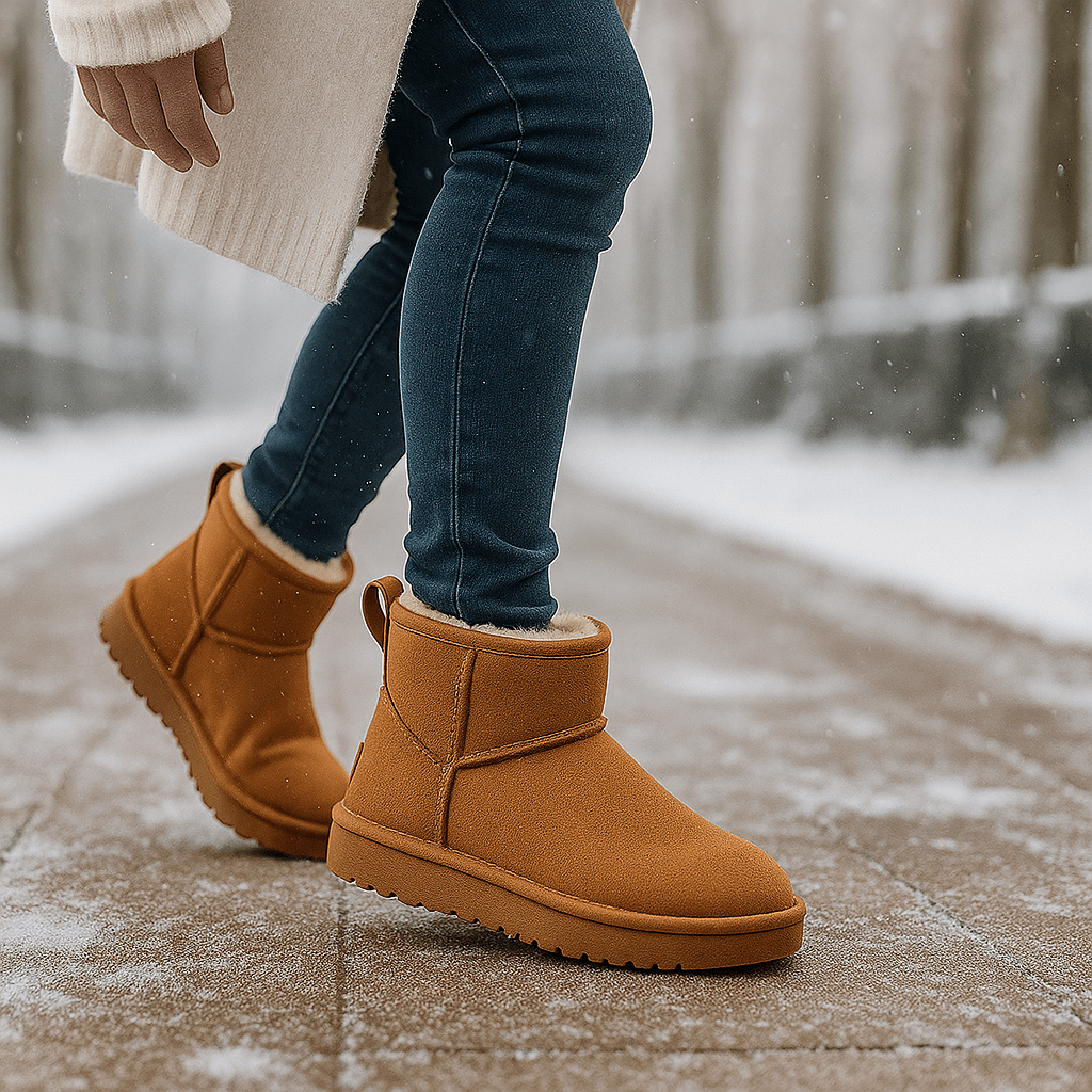 Damen-Stiefeletten mit Wildleder-Effekt - Nalvine