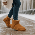Damen-Stiefeletten mit Wildleder-Effekt - Nalvine