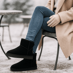 Damen-Stiefeletten mit Wildleder-Effekt - Nalvine