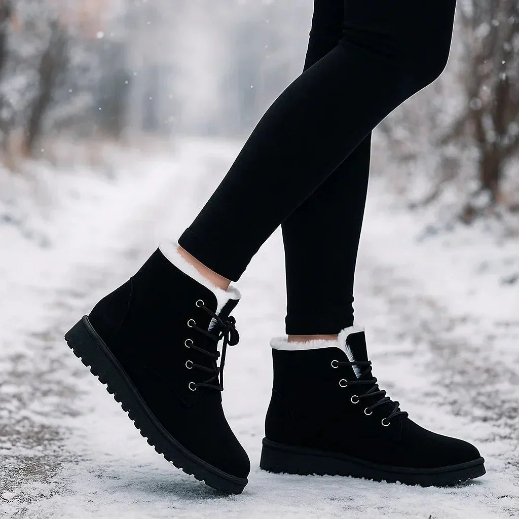 Winterstiefel mit Samtbezug - Alvine