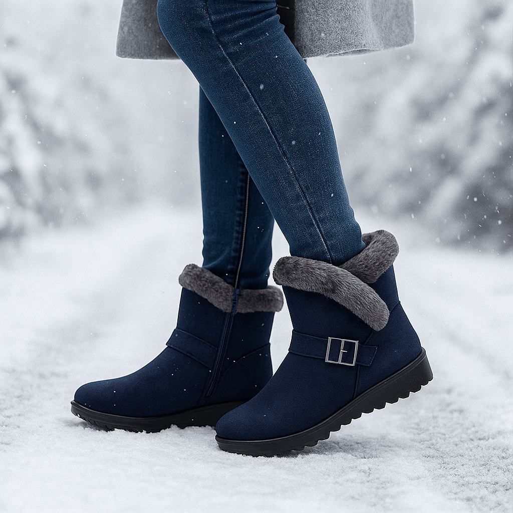 Damenstiefelette mit Schnalle - Ervianne
