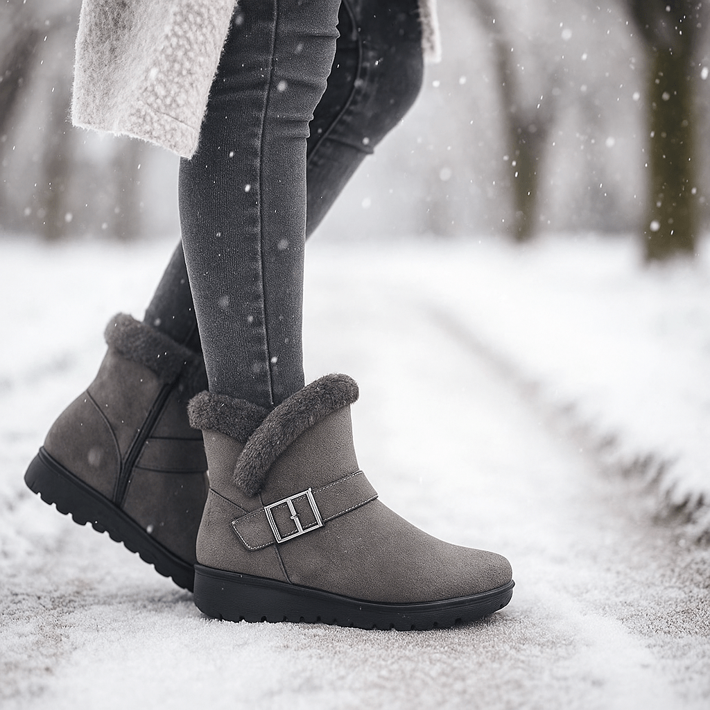 Damenstiefelette mit Schnalle - Ervianne