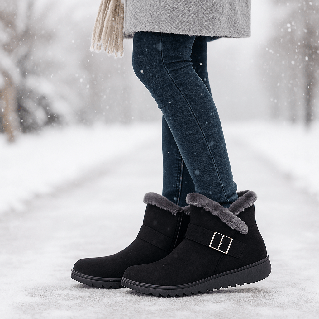 Damenstiefelette mit Schnalle - Ervianne