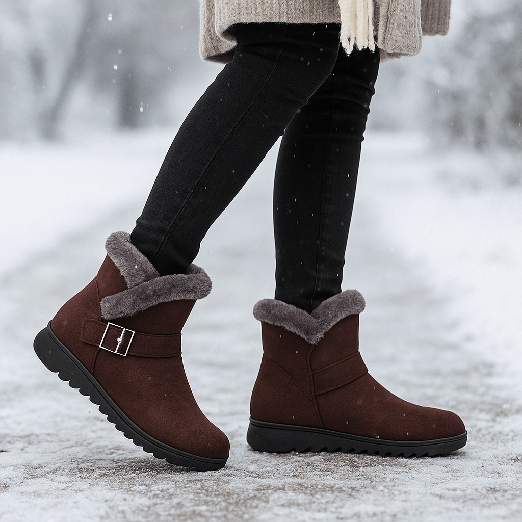 Damenstiefelette mit Schnalle - Ervianne