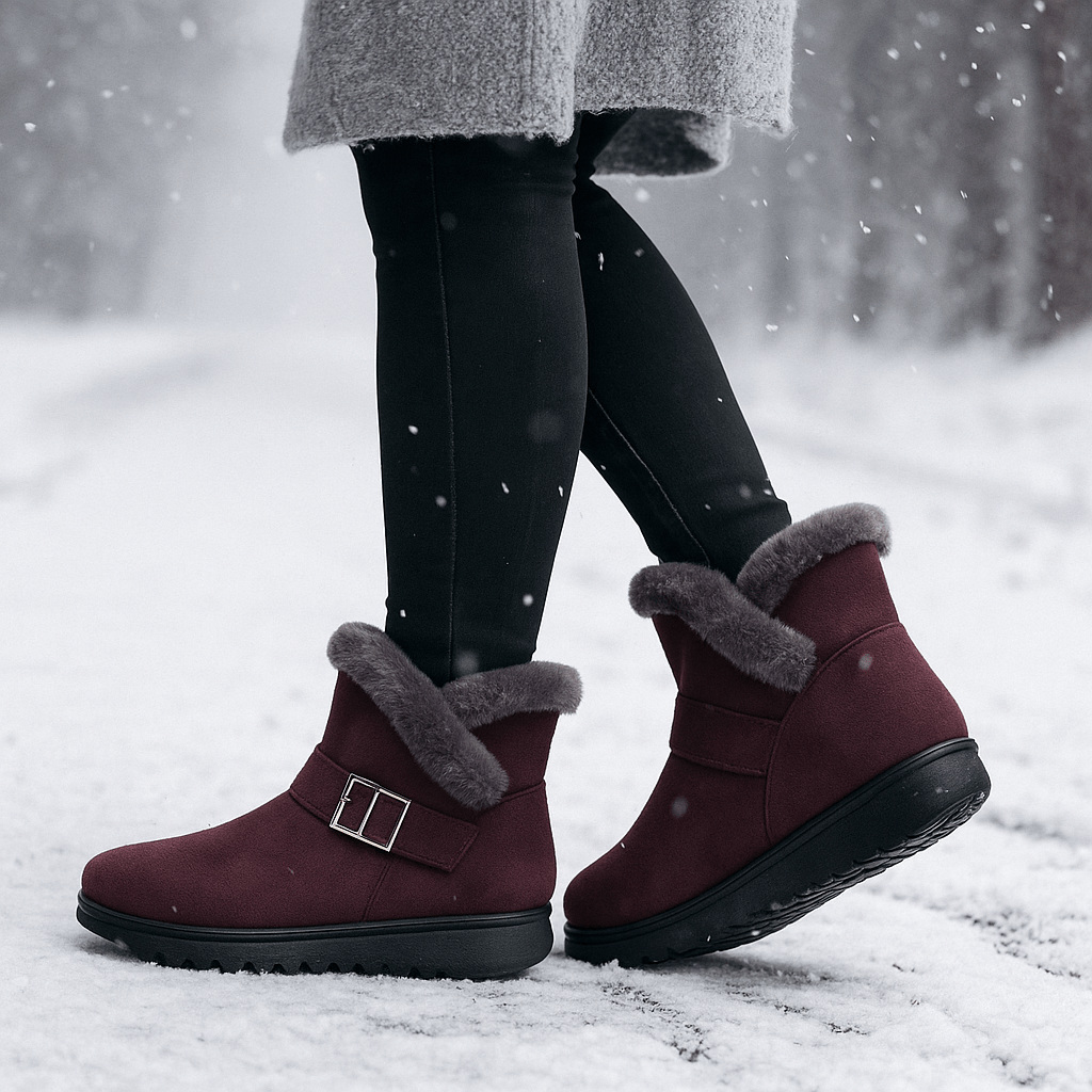 Damenstiefelette mit Schnalle - Ervianne