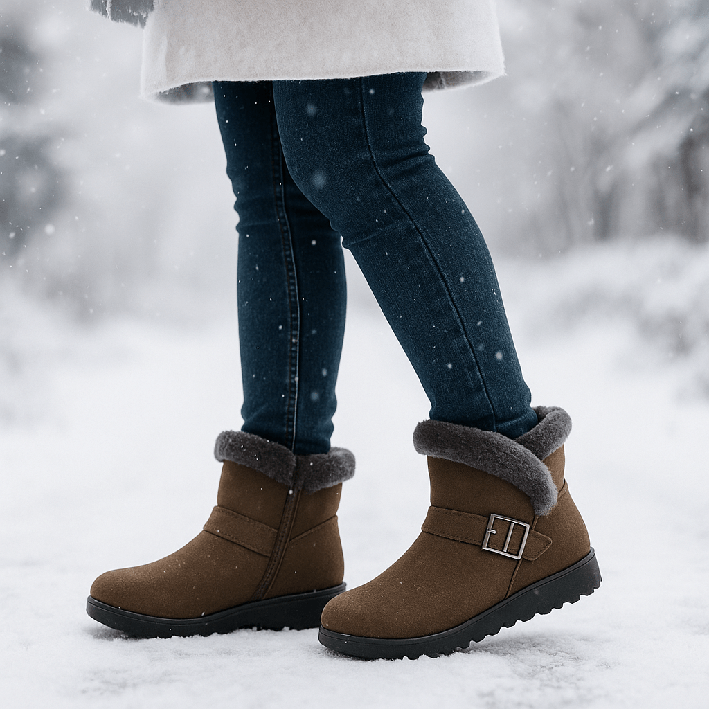 Damenstiefelette mit Schnalle - Ervianne