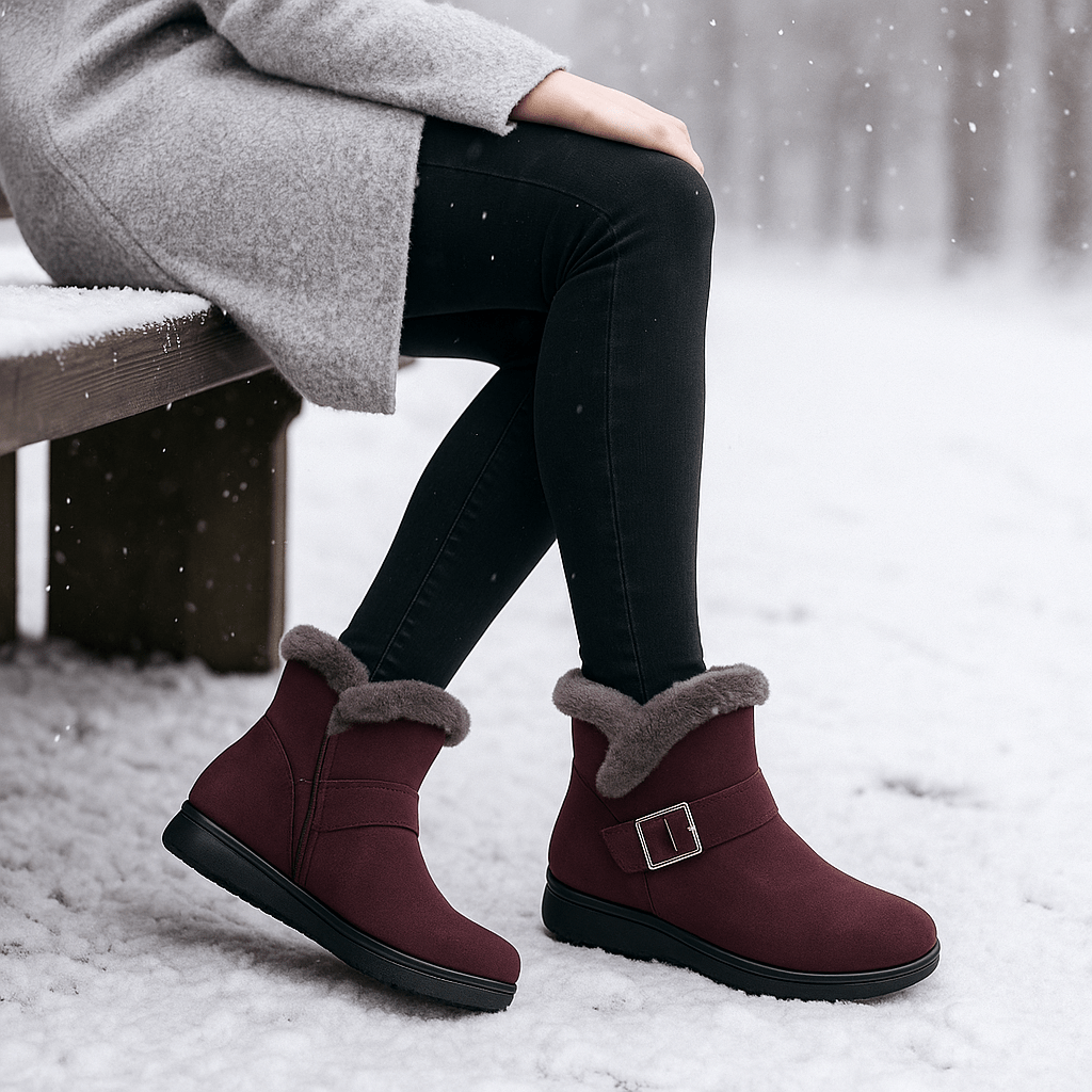 Damenstiefelette mit Schnalle - Ervianne