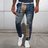 Veronto - Patchwork classique de pantalons d'été pour hommes