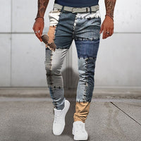 Veronto - Patchwork classique de pantalons d'été pour hommes