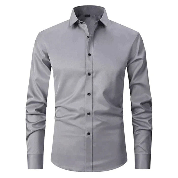Adrian - Elégante chemise d'été infroissable pour hommes, facile d'entretien et élégante