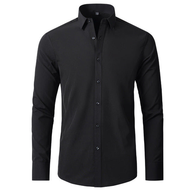 Adrian - Elégante chemise d'été infroissable pour hommes, facile d'entretien et élégante