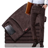 Rüdiger - Pantalons décontractés en velours côtelé pour hommes