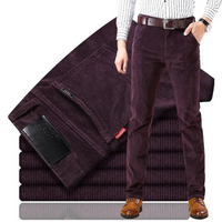 Rüdiger - Pantalons décontractés en velours côtelé pour hommes