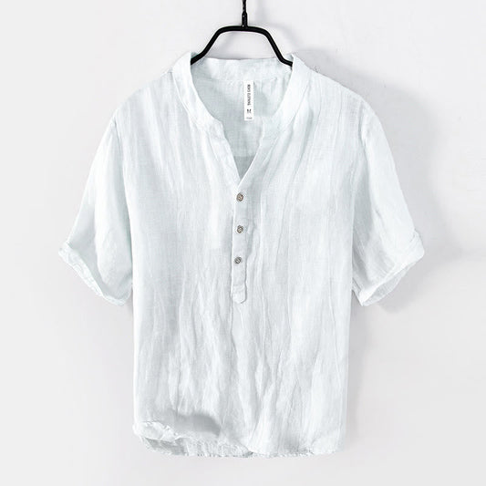 Noah - Chemise en lin aérée pour hommes légère et élégante