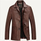 Herren Business Lederjacke Premium Kunstleder zeitlos - Conrad