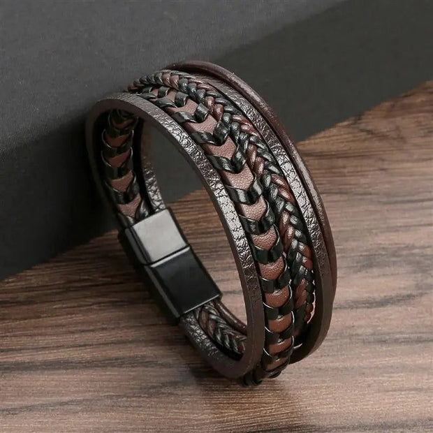 Timeless Vintage - Bracelet en cuir de luxe