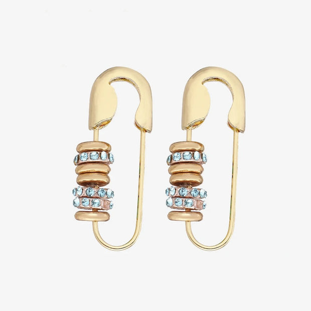 Boucles d'oreilles gouttes d'eau brillantes