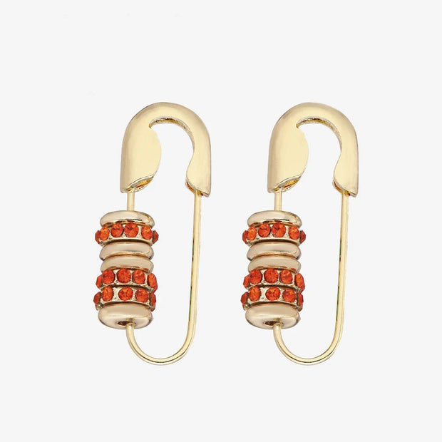 Boucles d'oreilles gouttes d'eau brillantes