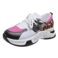 Alondra - Chaussures de sport à motif léopard pour femmes