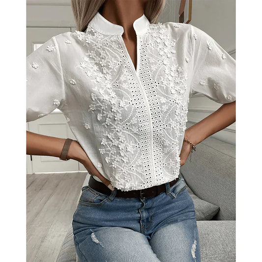 Blouse en dentelle Elena Femme - Raffinée et Romantique