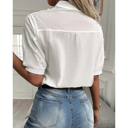 Blouse en dentelle Elena Femme - Raffinée et Romantique