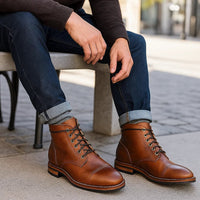 Herrenstiefel im urbanen Stil aus hochwertigem Synthetikmaterial - Emerien