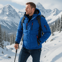 Veste de ski thermique et coupe-vent pour homme - Eryndor