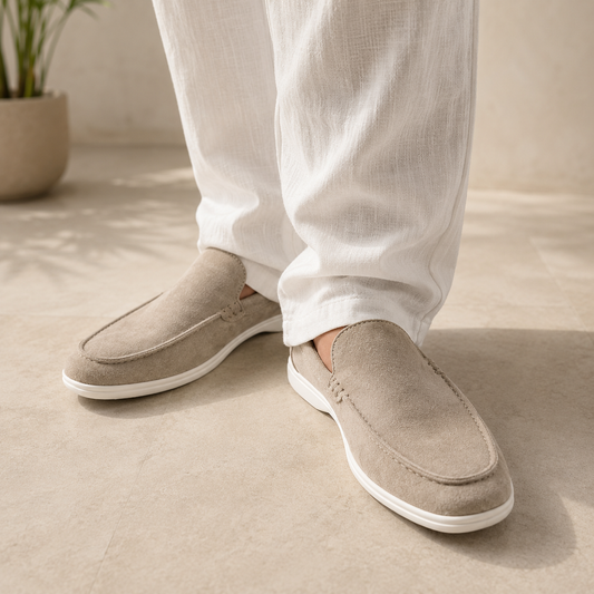 Mocassins pour homme, modèle uni, style automnal - Gerald