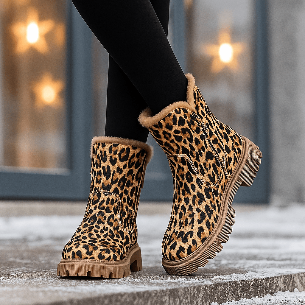 Damenstiefelette mit Druckeffekt - Irvane
