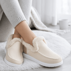 Damenpantoffeln mit Plüsch-Effekt - Mery