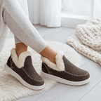 Damenpantoffeln mit Plüsch-Effekt - Mery