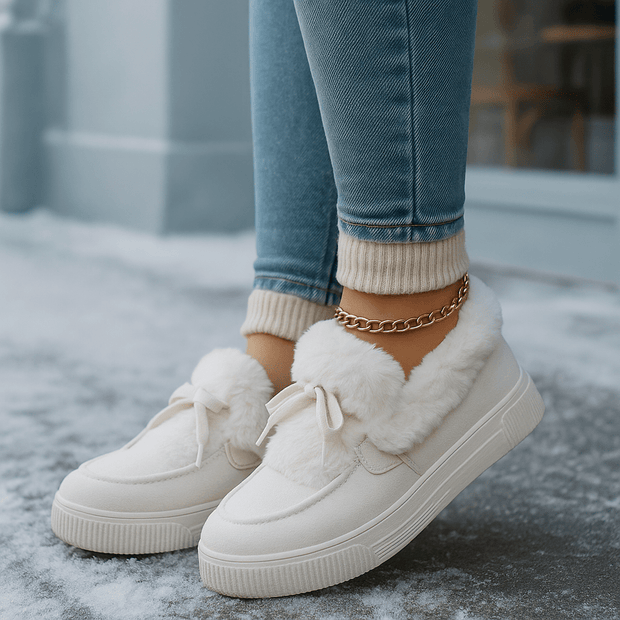 Mocassins pour femmes avec effet peluche - Esmira