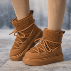 Gepolsterte Stiefel mit Plateausohle - Melvine