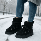 Gepolsterte Stiefel mit Plateausohle - Melvine