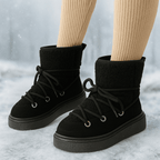 Gepolsterte Stiefel mit Plateausohle - Melvine